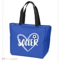 Soccer Heart Cool Gift Tote Bag thumb 3