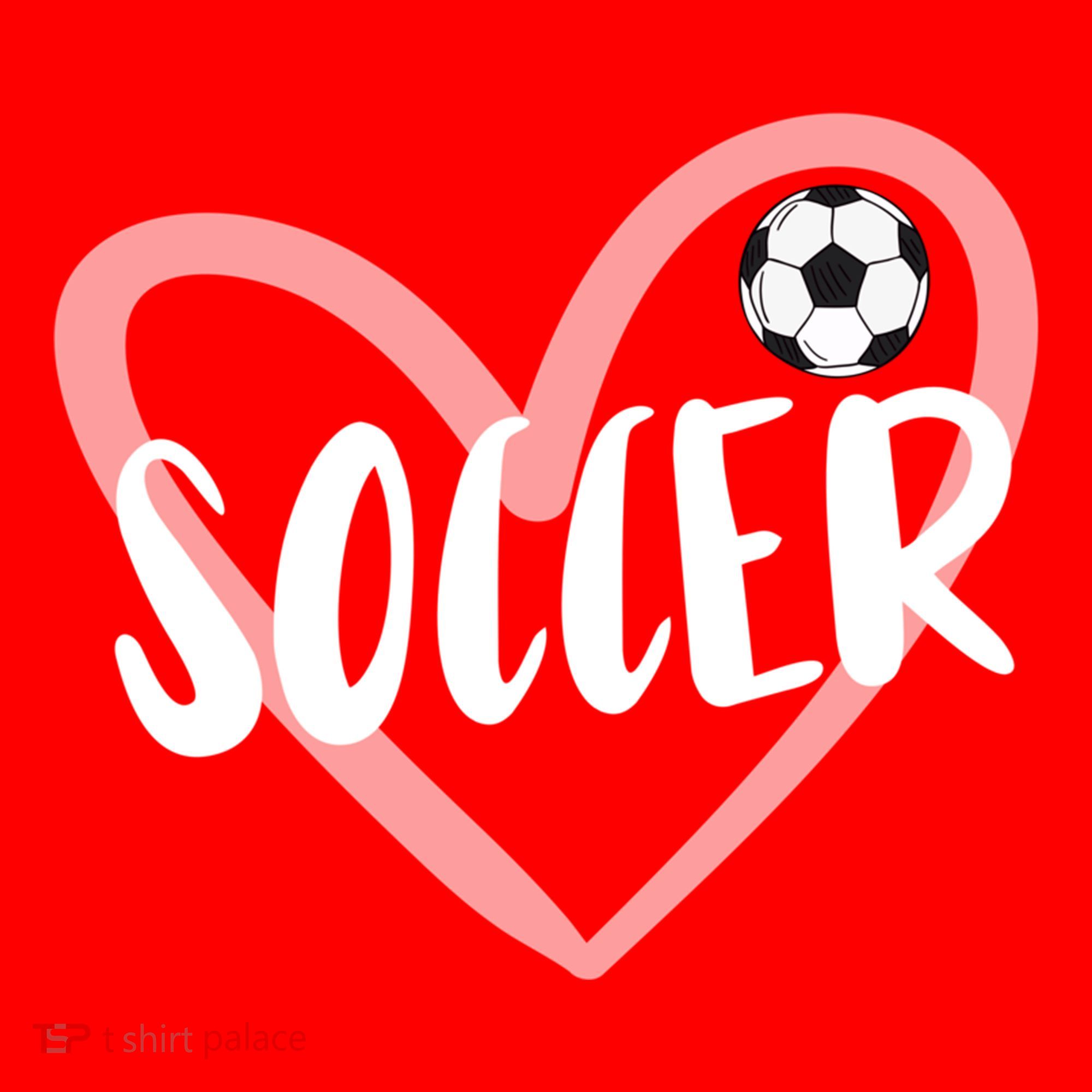 Soccer Heart Cool Gift Santa Hat