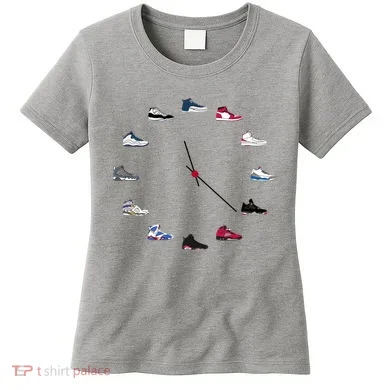 Sneaker Head Clock Women's T-Shirt