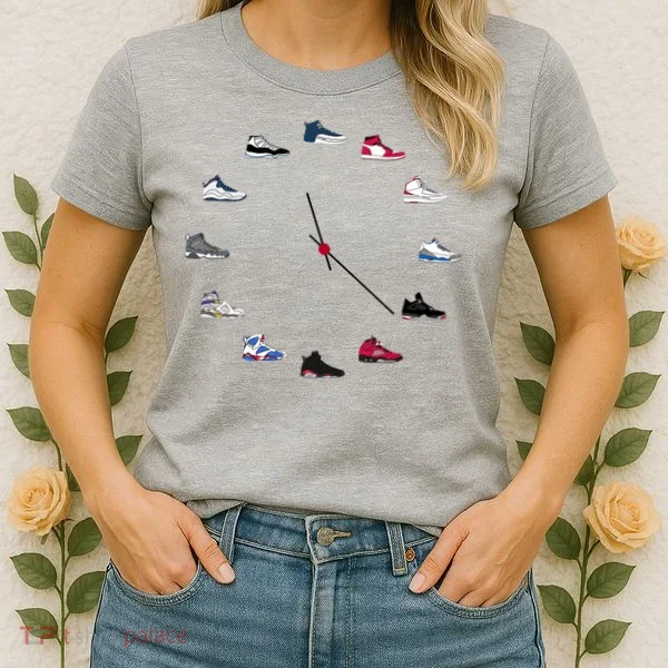 Sneaker Head Clock Women's T-Shirt