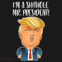 IM A Shithole Mr. President Funny Trump Backpack thumb 2