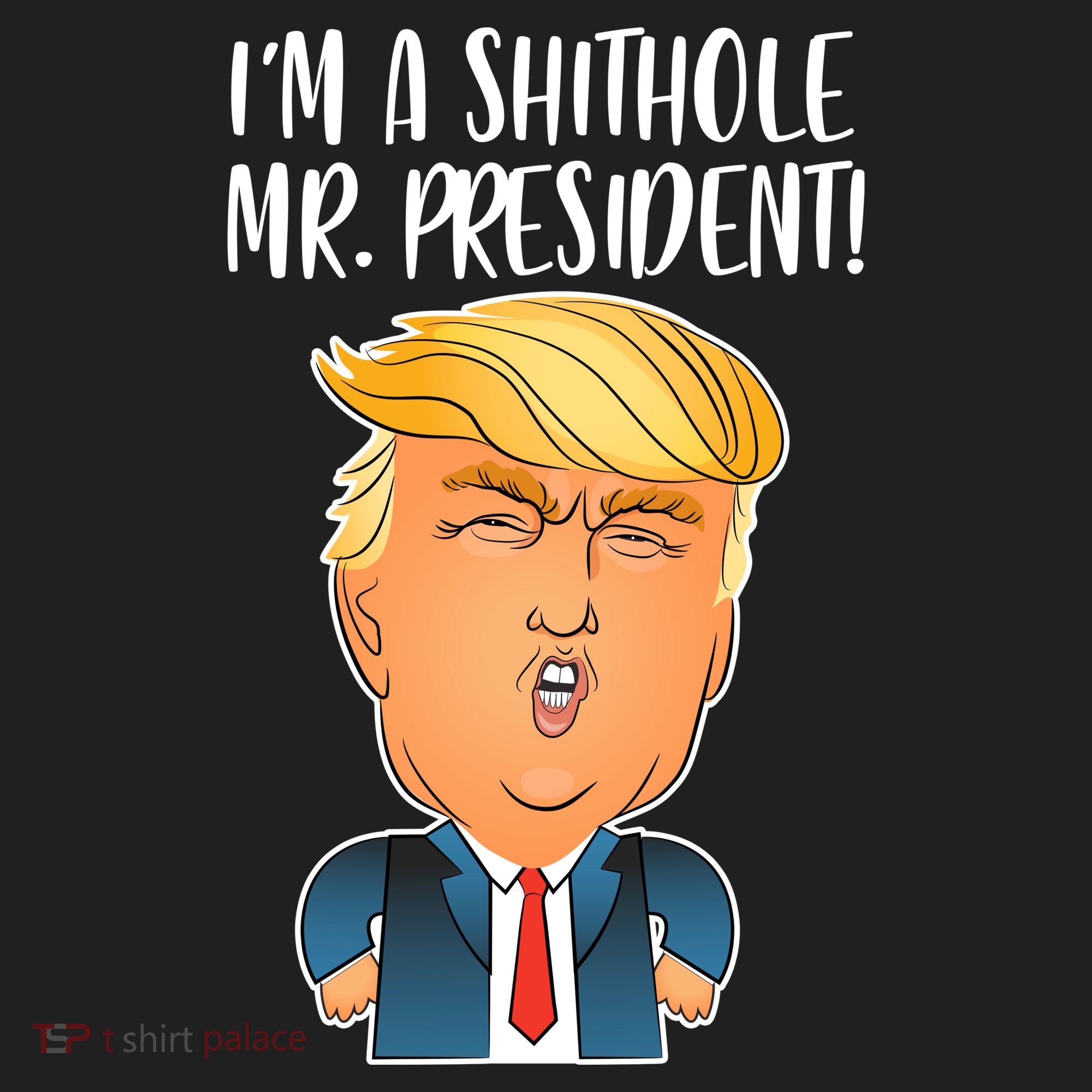 IM A Shithole Mr. President Funny Trump Tumbler