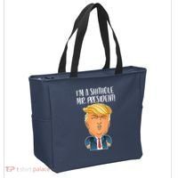 IM A Shithole Mr. President Funny Trump Tote Bag thumb 2