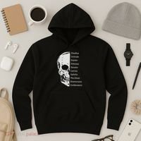 ShakespeareS Hamlet Cast & Skull Hoodie thumb 3