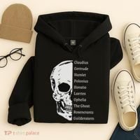 ShakespeareS Hamlet Cast & Skull Hoodie thumb 4