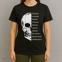 ShakespeareS Hamlet Cast & Skull T-Shirt thumb 4