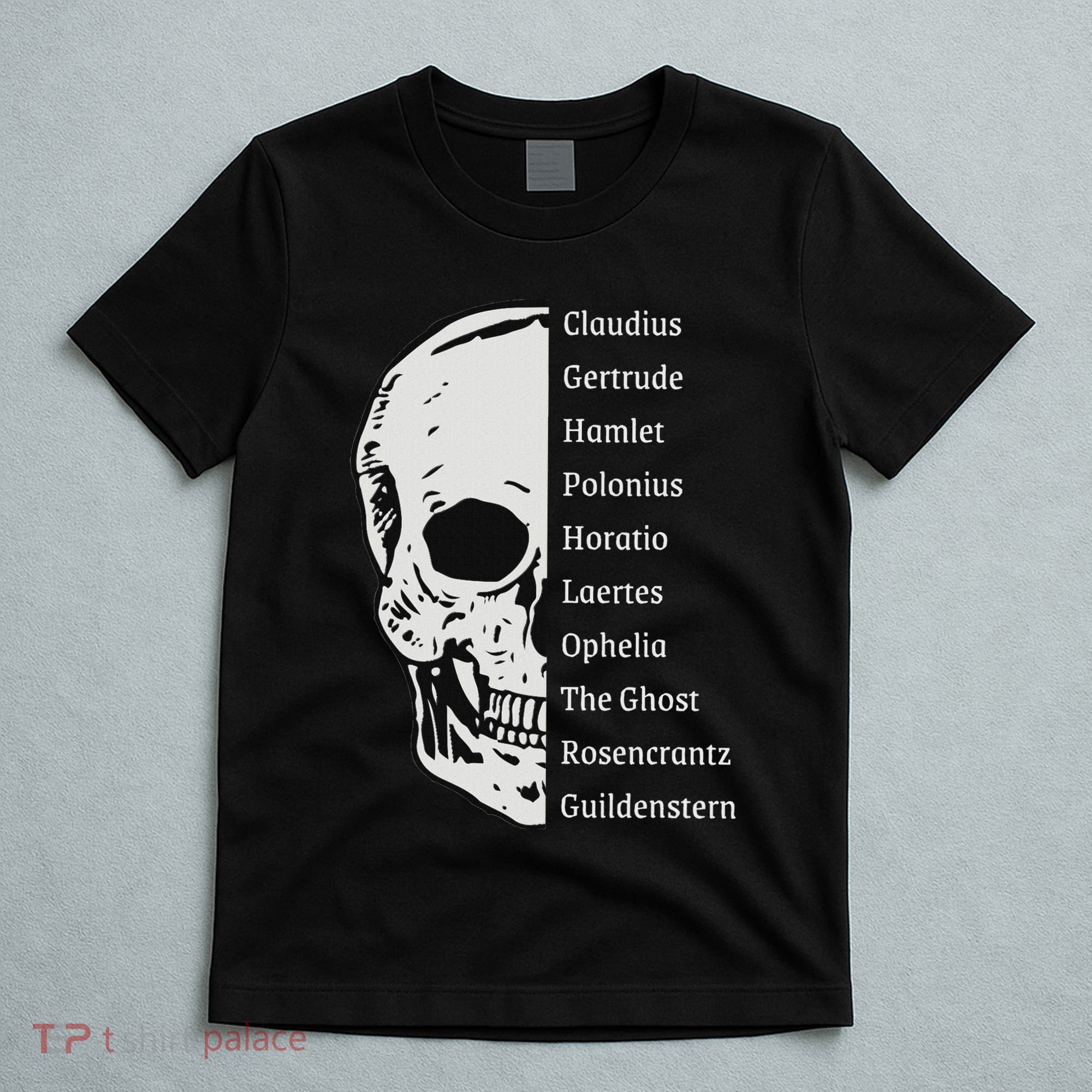 ShakespeareS Hamlet Cast & Skull T-Shirt