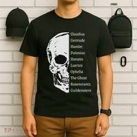 ShakespeareS Hamlet Cast & Skull T-Shirt thumb 6
