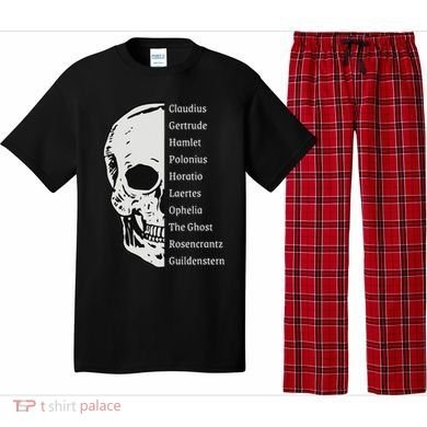 ShakespeareS Hamlet Cast & Skull Pajama Set