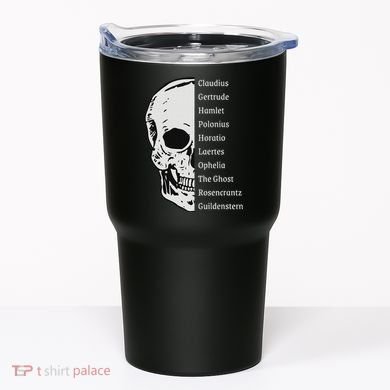 ShakespeareS Hamlet Cast & Skull Tumbler