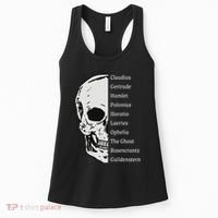ShakespeareS Hamlet Cast & Skull Women's Tank Top thumb 0