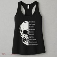 ShakespeareS Hamlet Cast & Skull Women's Tank Top thumb 3