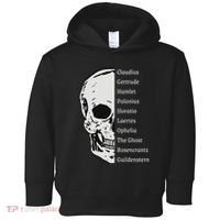 ShakespeareS Hamlet Cast & Skull Toddler Hoodie thumb 0