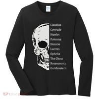 ShakespeareS Hamlet Cast & Skull Women's Long Sleeve Shirt thumb 0