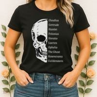 ShakespeareS Hamlet Cast & Skull Women's T-Shirt thumb 2