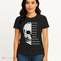 ShakespeareS Hamlet Cast & Skull Women's T-Shirt thumb 4