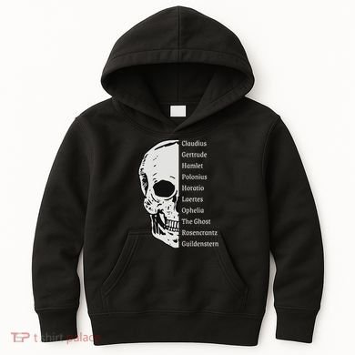 ShakespeareS Hamlet Cast & Skull Kids Hoodie