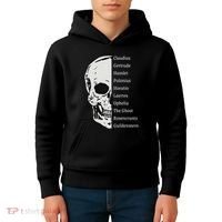 ShakespeareS Hamlet Cast & Skull Kids Hoodie thumb 4