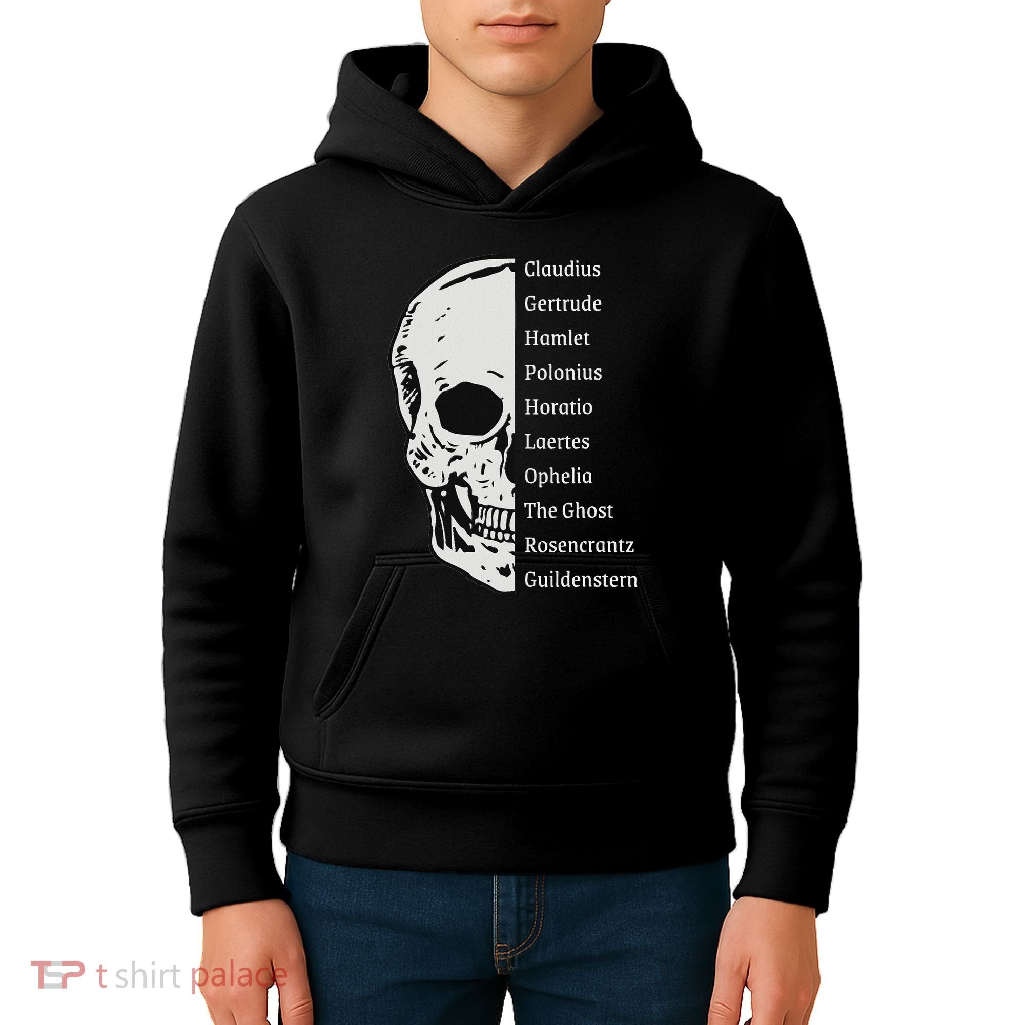 ShakespeareS Hamlet Cast & Skull Kids Hoodie