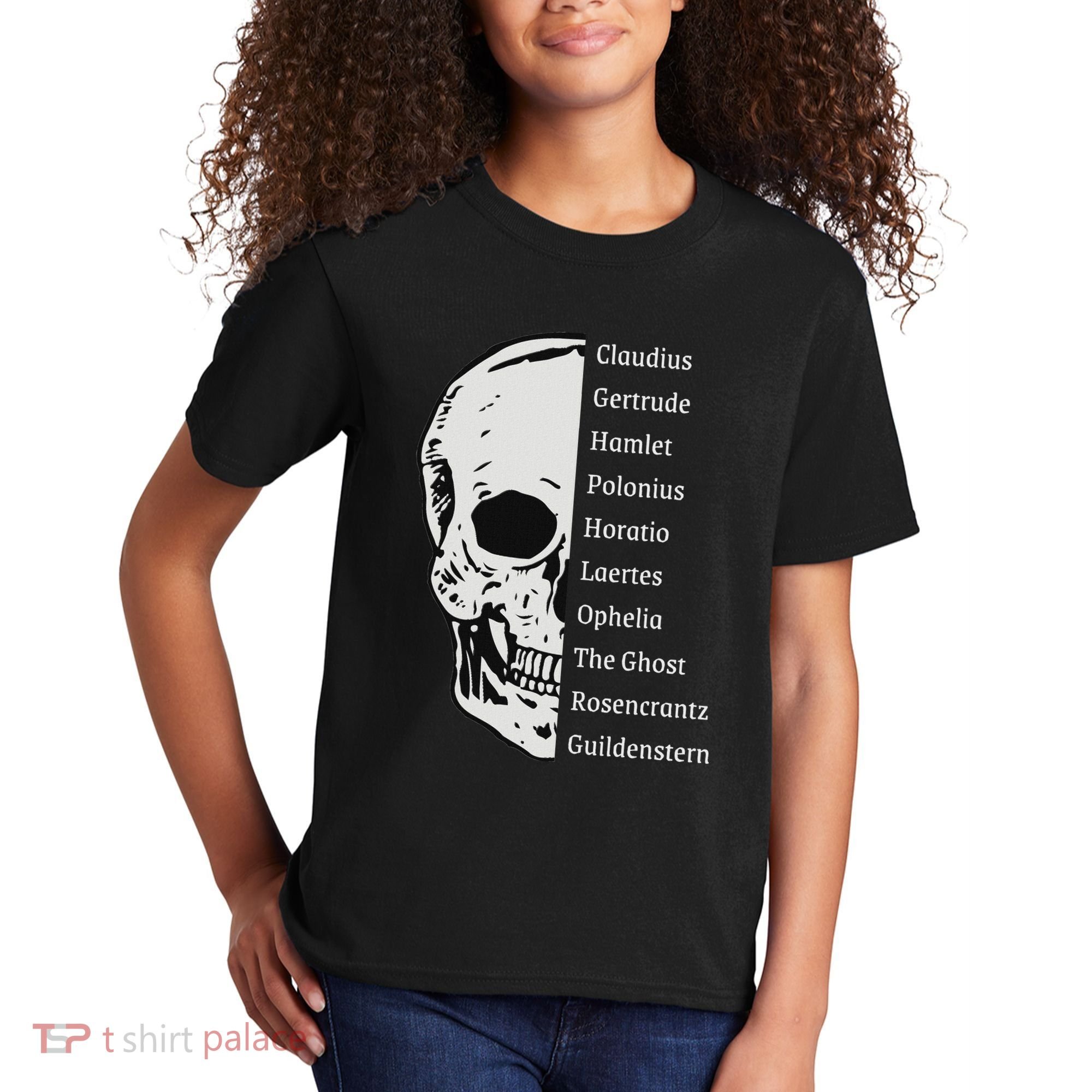 ShakespeareS Hamlet Cast & Skull Kids T-Shirt