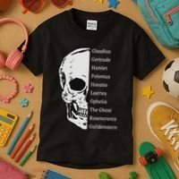 ShakespeareS Hamlet Cast & Skull Kids T-Shirt thumb 3