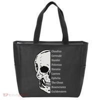 ShakespeareS Hamlet Cast & Skull Tote Bag thumb 0