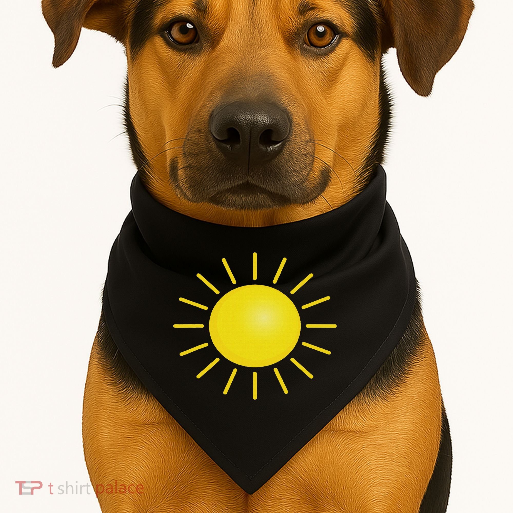 Sun Halloween Costume Funny Halloween USA-Made Doggie Bandana