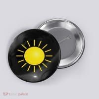 Sun Halloween Costume Funny Halloween Button thumb 0