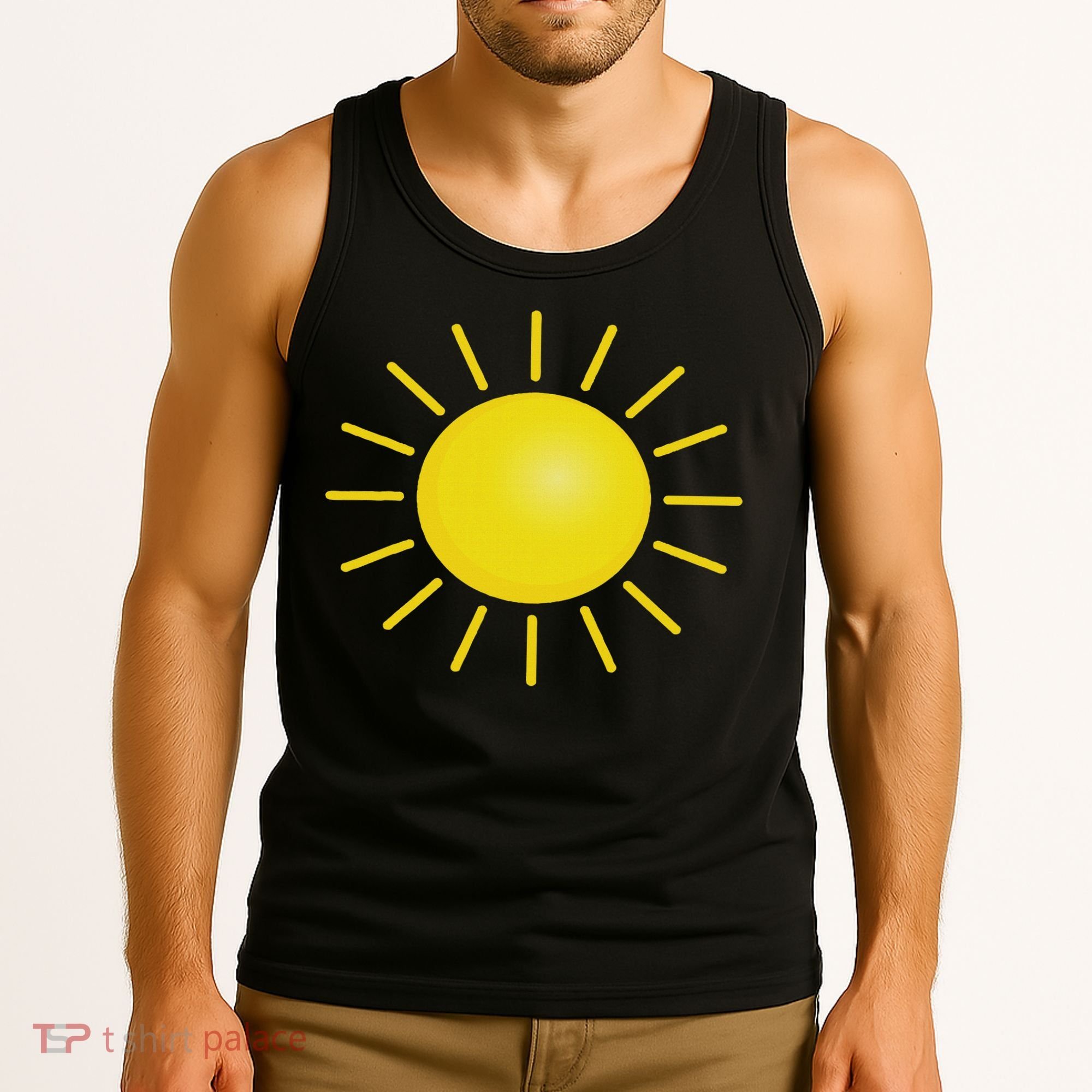 Sun Halloween Costume Funny Halloween Tank Top