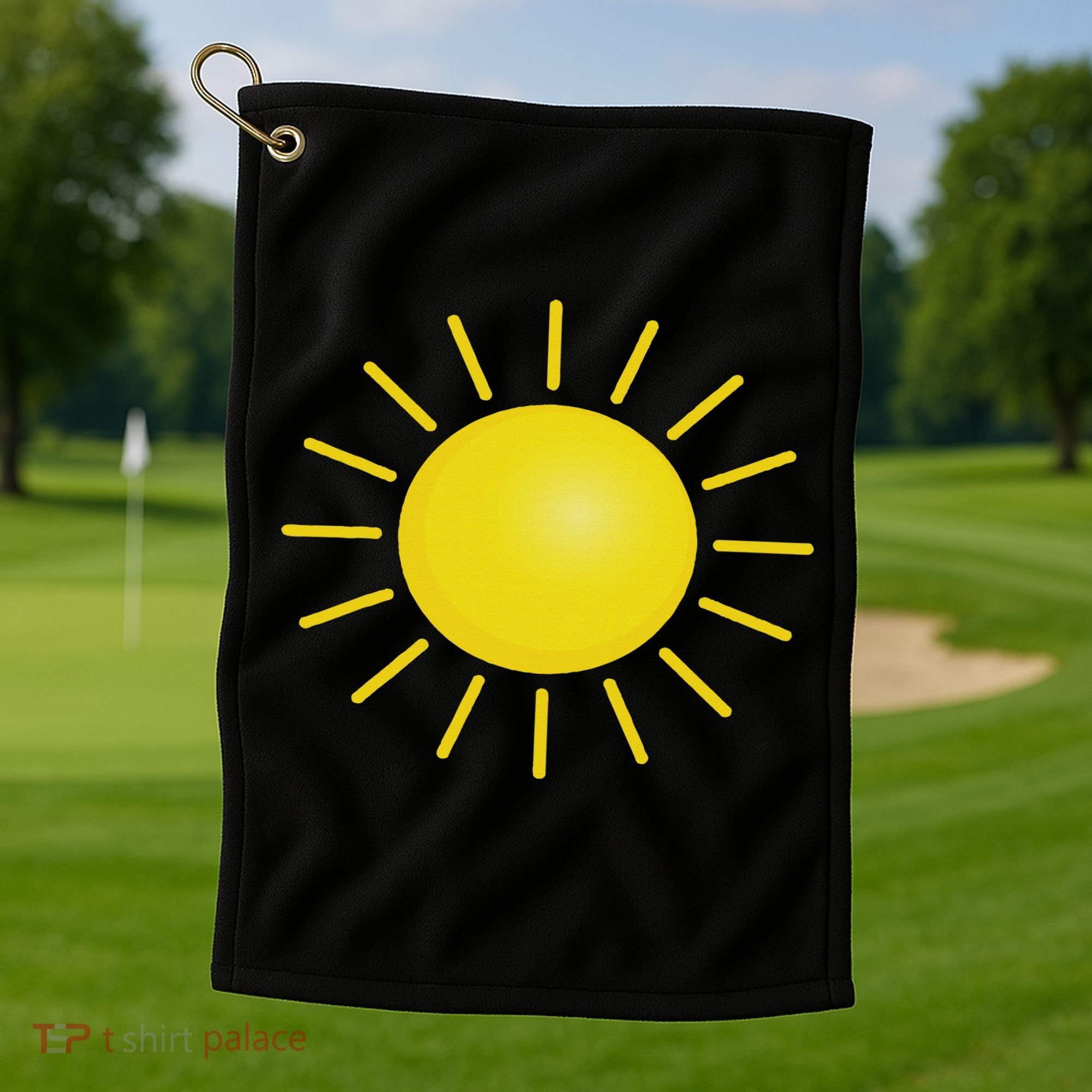Sun Halloween Costume Funny Halloween Golf Towel
