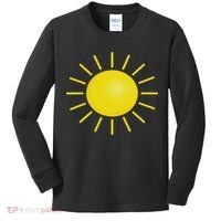 Sun Halloween Costume Funny Halloween Kids Long Sleeve Shirt thumb 0