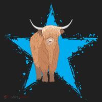 Scottish Highland Cow Star Cow Love Scottish Highland Cows Gift Beanie thumb 2