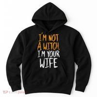 Spooky Halloween Couple Costume Witchy Love Hoodie thumb 0