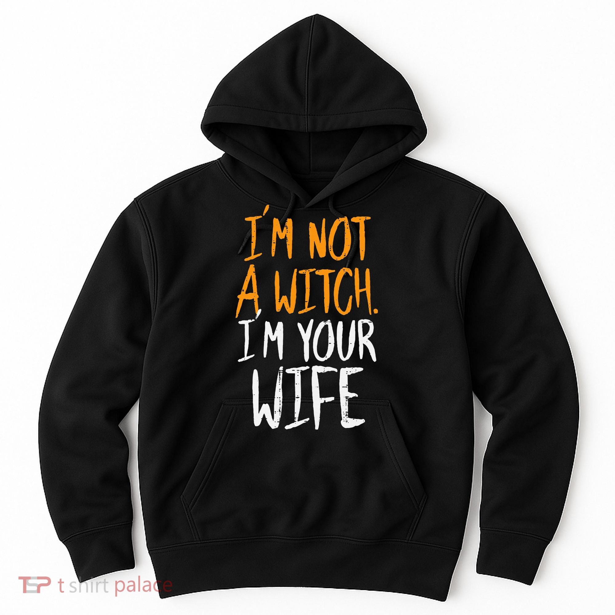 Spooky Halloween Couple Costume Witchy Love Hoodie