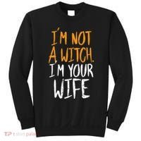 Spooky Halloween Couple Costume Witchy Love Sweatshirt thumb 0