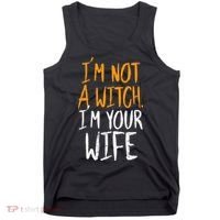 Spooky Halloween Couple Costume Witchy Love Tank Top thumb 0