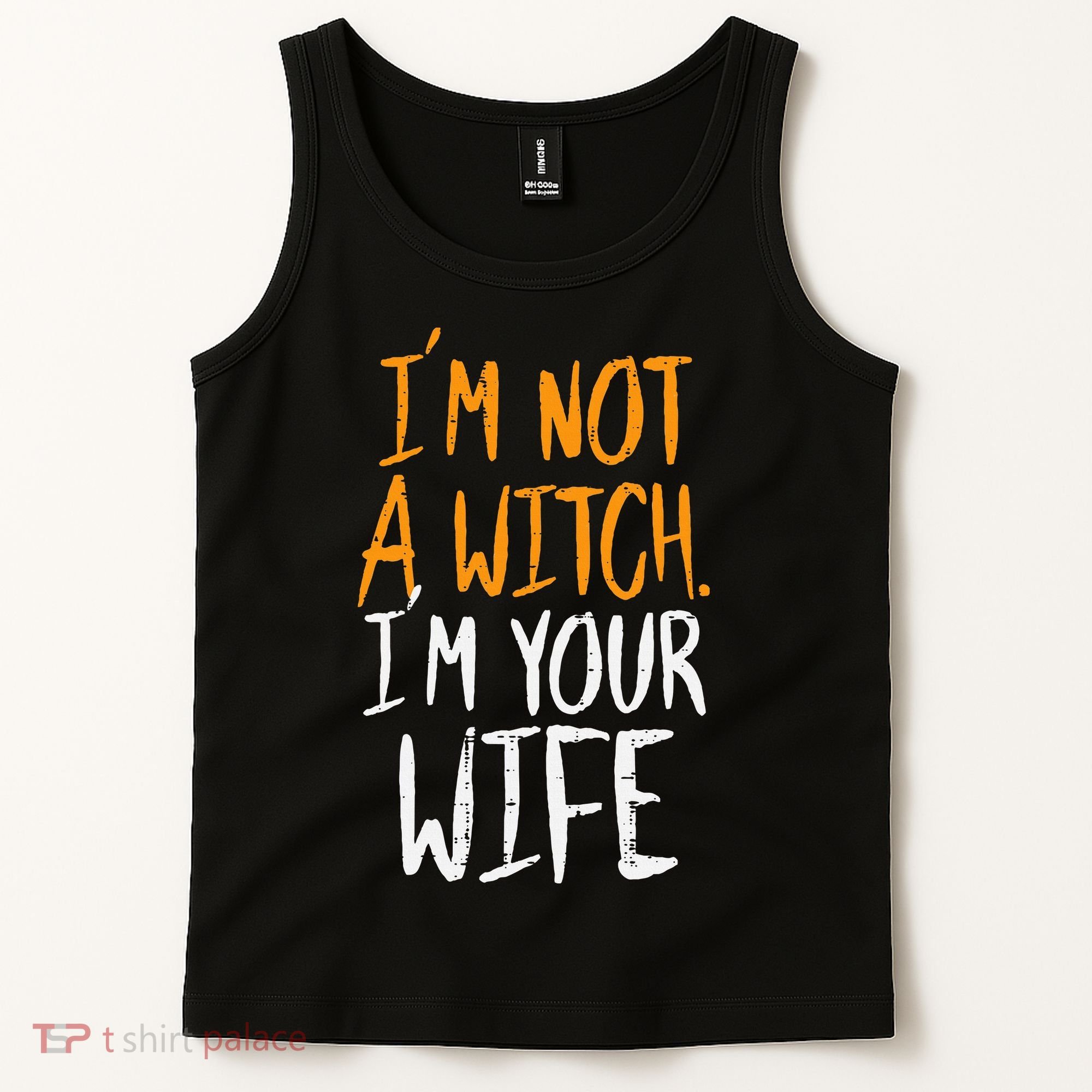 Spooky Halloween Couple Costume Witchy Love Tank Top
