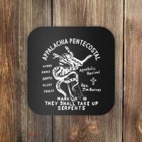 Snake Handling Church Appalachia Pentecostal Coaster thumb 0