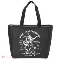 Snake Handling Church Appalachia Pentecostal Tote Bag thumb 0