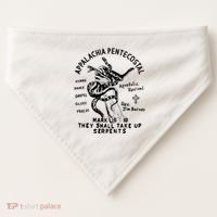 Snake Handling Church Appalachia Pentecostal USA-Made Doggie Bandana thumb 0