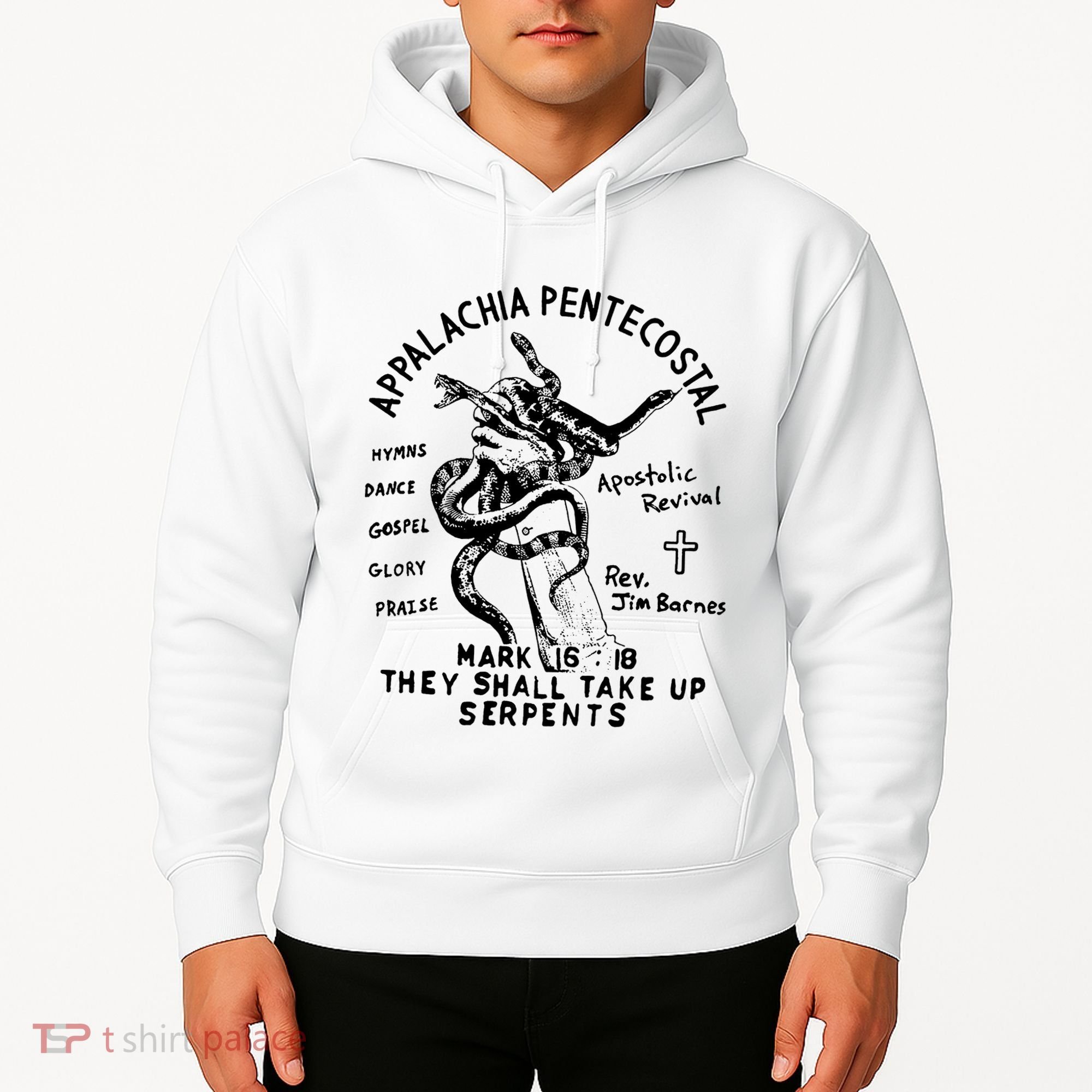 Snake Handling Church Appalachia Pentecostal Hoodie