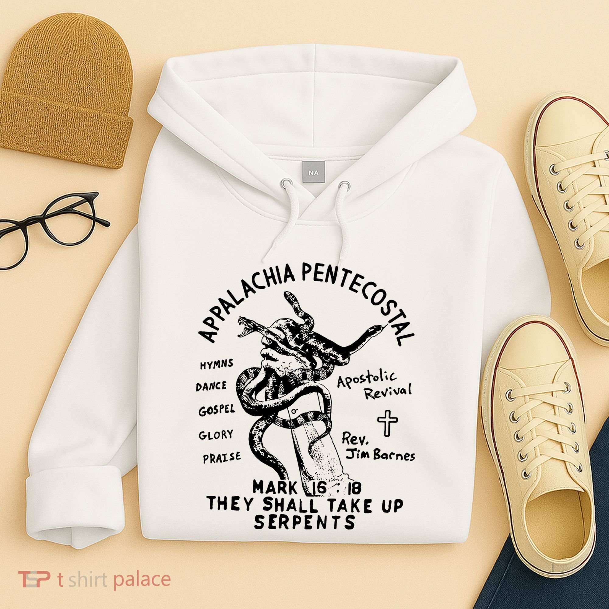 Snake Handling Church Appalachia Pentecostal Hoodie