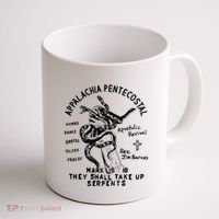 Snake Handling Church Appalachia Pentecostal Coffee Mug thumb 1