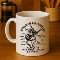 Snake Handling Church Appalachia Pentecostal Coffee Mug thumb 4