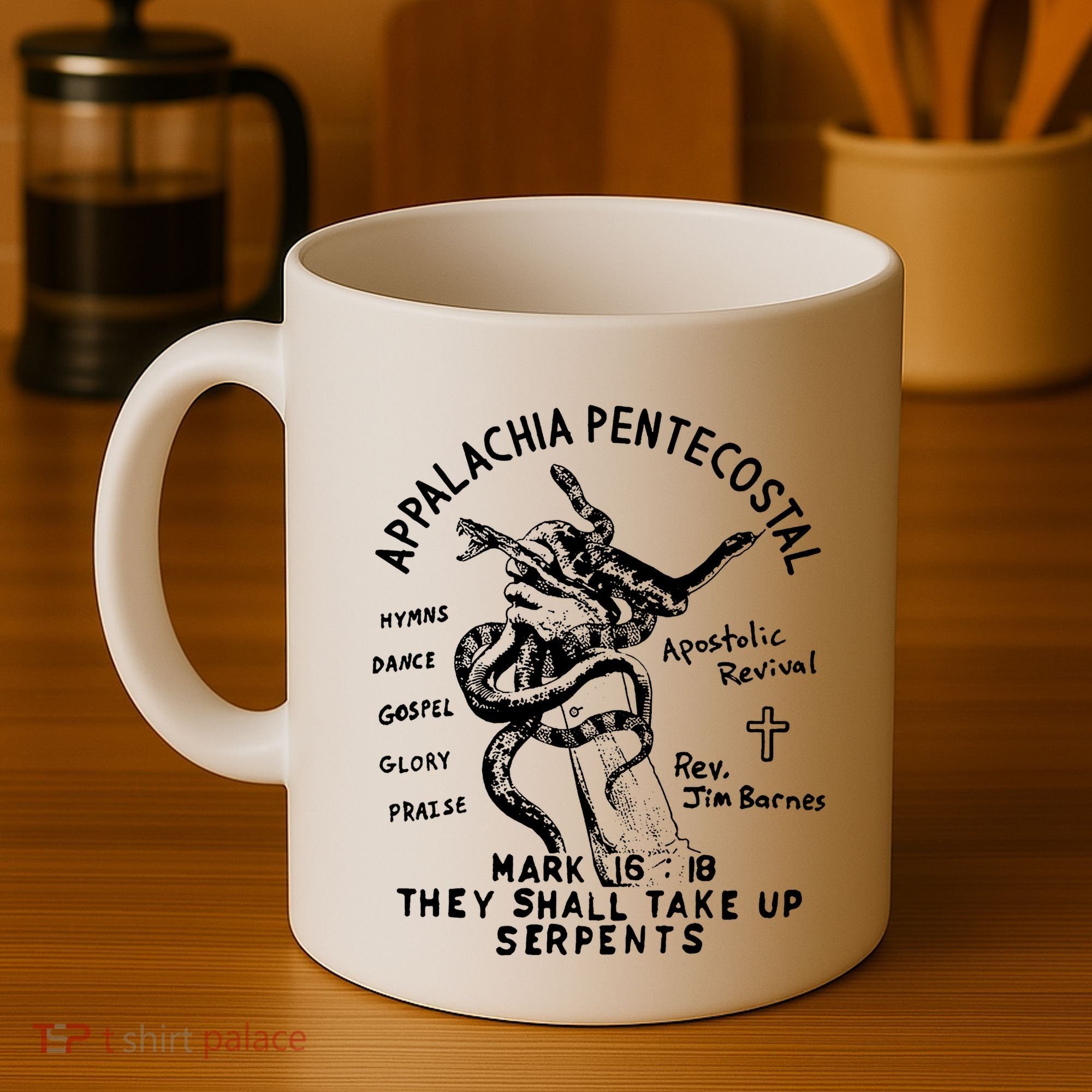 Snake Handling Church Appalachia Pentecostal Coffee Mug