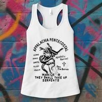Snake Handling Church Appalachia Pentecostal Women's Tank Top thumb 3