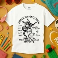Snake Handling Church Appalachia Pentecostal Kids T-Shirt thumb 3