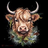 Scottish Highland Cow Cattle Hairy Cow Christmas Funny Gift Coffee Mug thumb 5