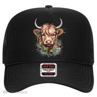 Scottish Highland Cow Cattle Hairy Cow Christmas Funny Gift Hat thumb 0
