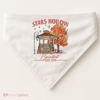 Stars Hollow Connecticut Est 1779 USA-Made Doggie Bandana thumb 0
